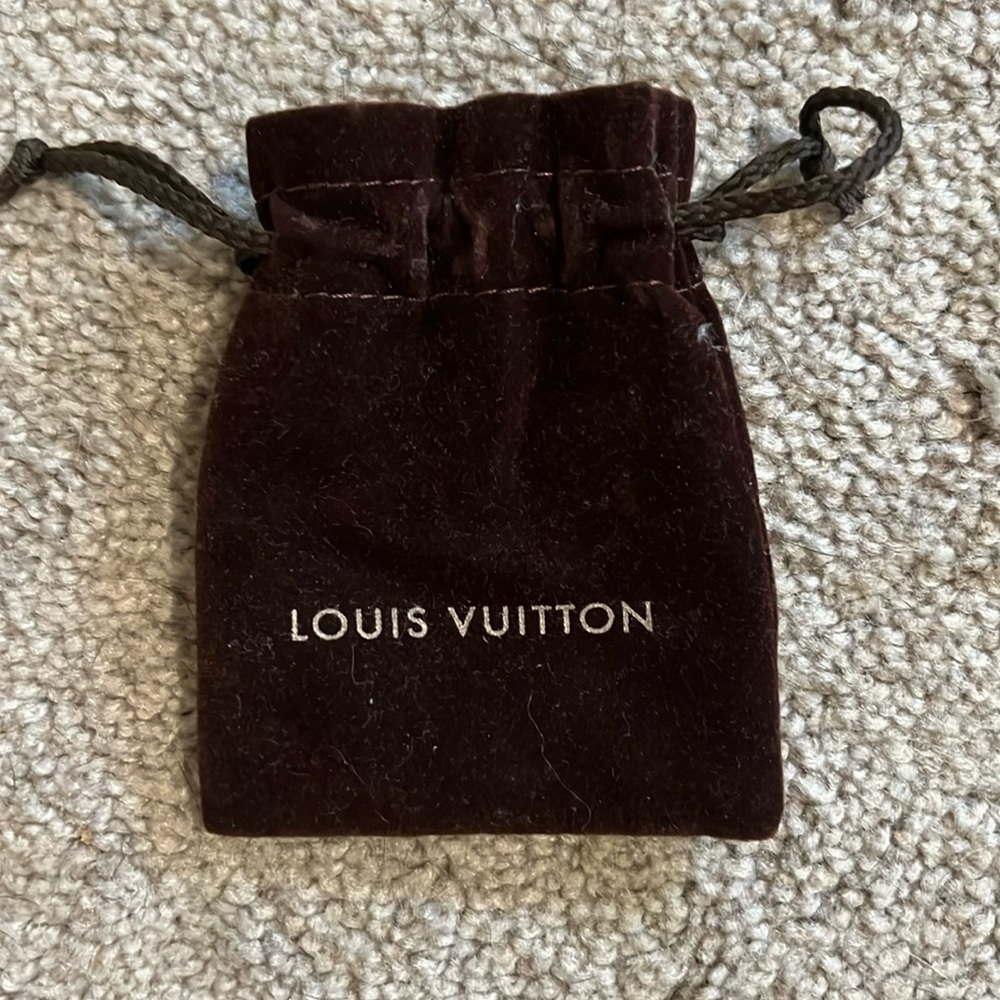 Empty Louis Vuitton jewelry dust bag